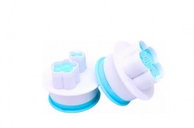 Set 2 cortantes saca bocados FLORES 5 PETALOS